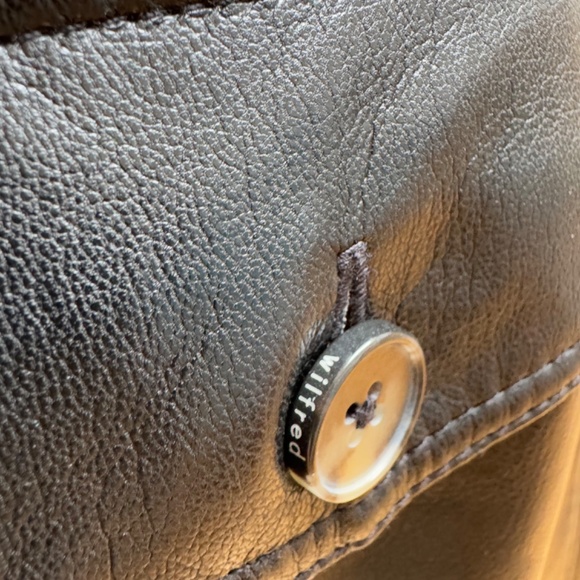 Wilfred Black Leather Jacket - Picture 8 of 14